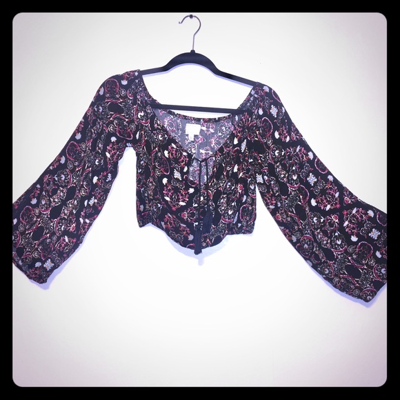 Kendall & Kylie Tops - Kendall & Kylie Off Shoulder Crop Top